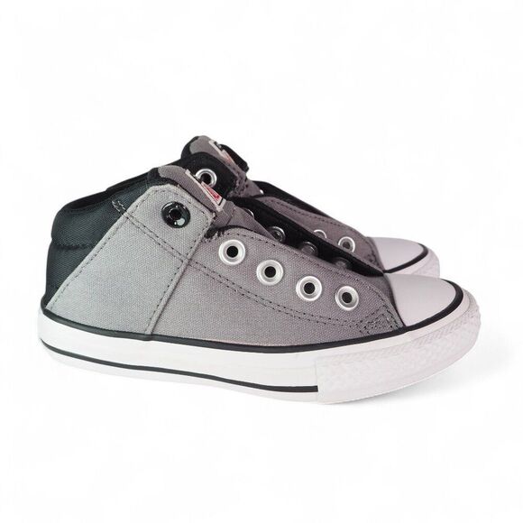 Converse Chuck Taylor All Star Mid Axel Sneakers Grey / Black / 663884F Youth 12 - Picture 4 of 10